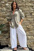 Cala Cushion Cotton Bandana Relaxed Shirt Mocha